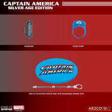 Mezco - ONE:12 COLLECTIVE Captain America – Silver Age Edition