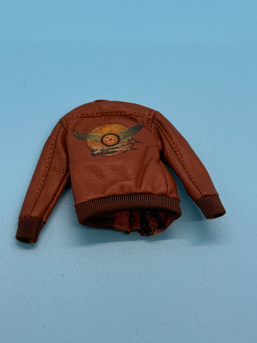 Mezco One:12 Captain Marvel - Female Faux Leather Bomber Jacket MCU