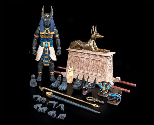 Retailer Wave: Figura Obscura: Anubis, Black and Blue - Preorder