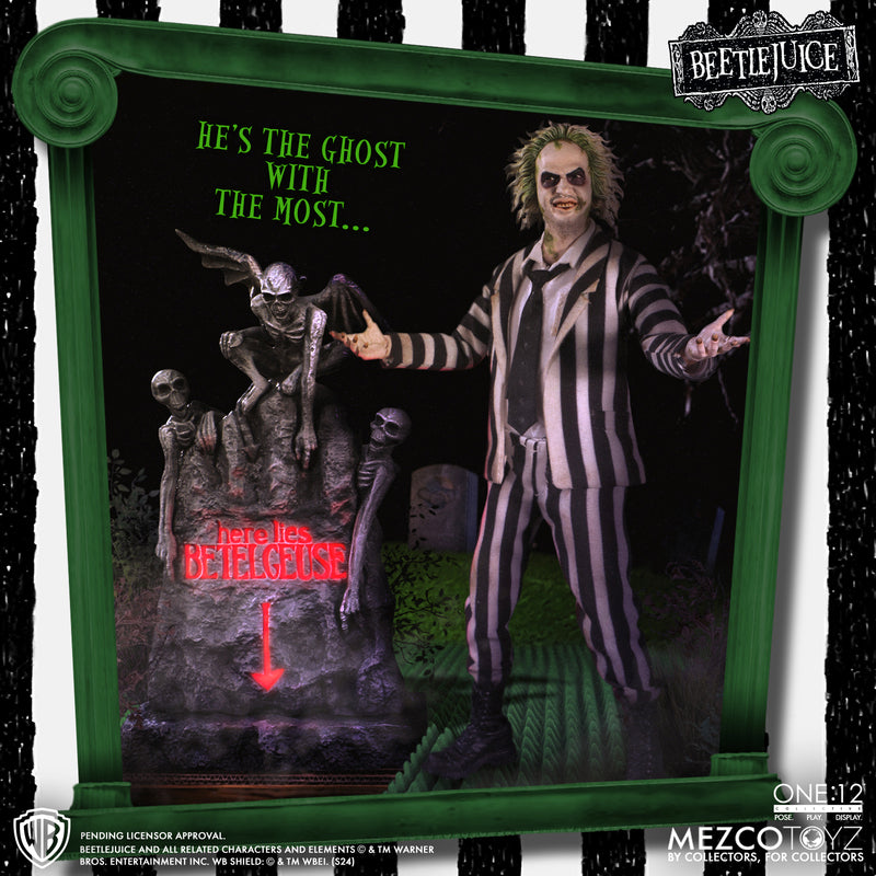メズコ フィギュア MEZCO MDS the nun beetle juice MDS Mega Scale Talking Beetlejuice | Mezco Toyz