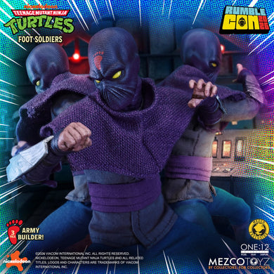 MEZCO One:12 Collective Foot Soldiers Army Builder Set - Cartoon Version