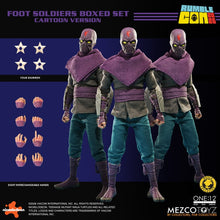 MEZCO One:12 Collective Foot Soldiers Army Builder Set - Cartoon Version