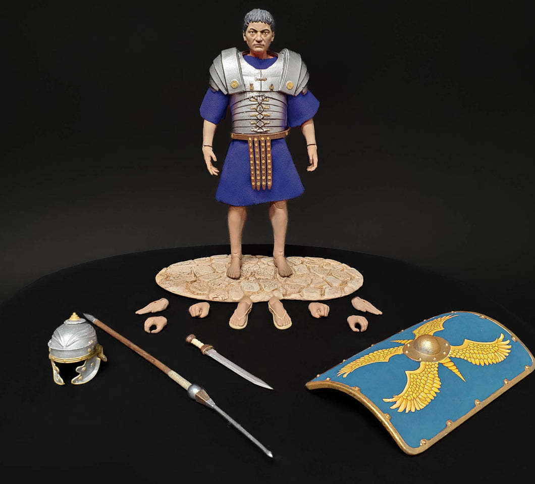 Biblical Adventures Roman Soldier - Blue 1/12 Scale Figure - Pre-order