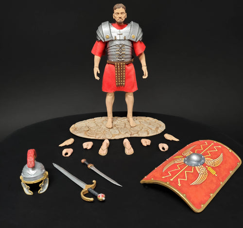 Biblical Adventures Roman Soldier - Red 1/12 Scale Figure - Pre-order